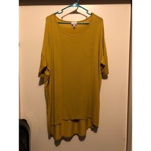 Mustard yellow Lularoe top